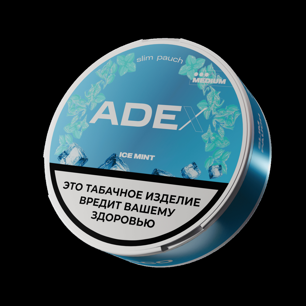 Жевательный табак ADEX Medium Slim Ice Mint 9 грамм