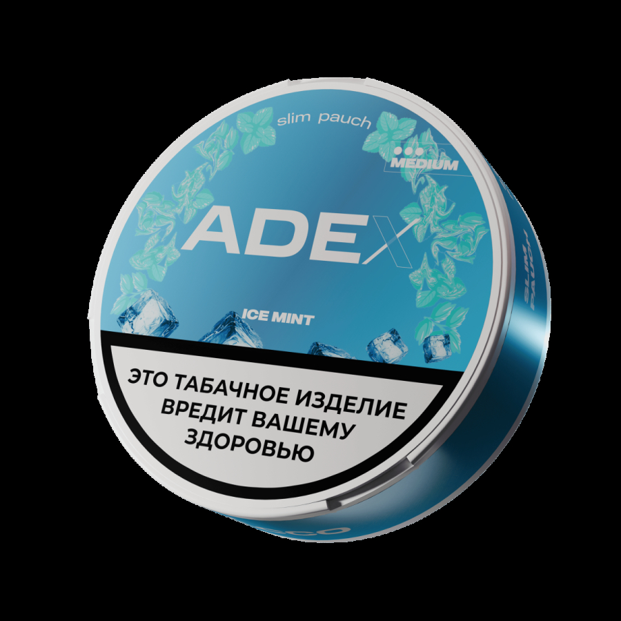Жевательный табак ADEX Medium Slim Ice Mint 9 грамм