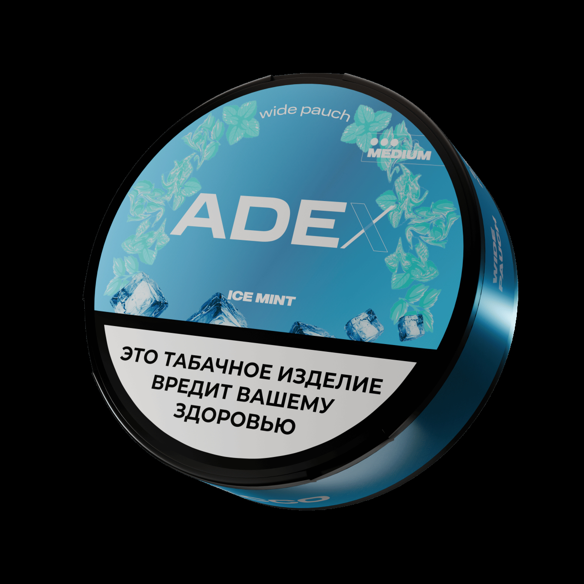 Жевательный табак ADEX Medium Wide Ice Mint 9 грамм