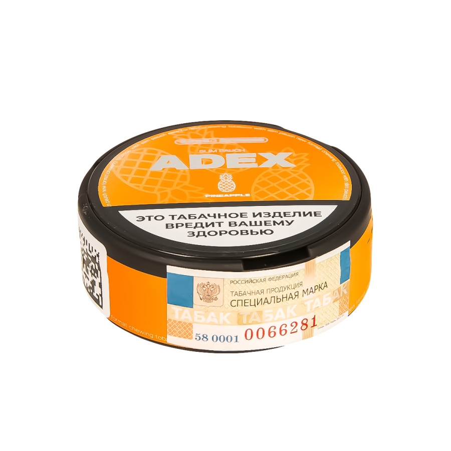 Жевательный табак ADEX Strong Slim Pineapple 9 грамм