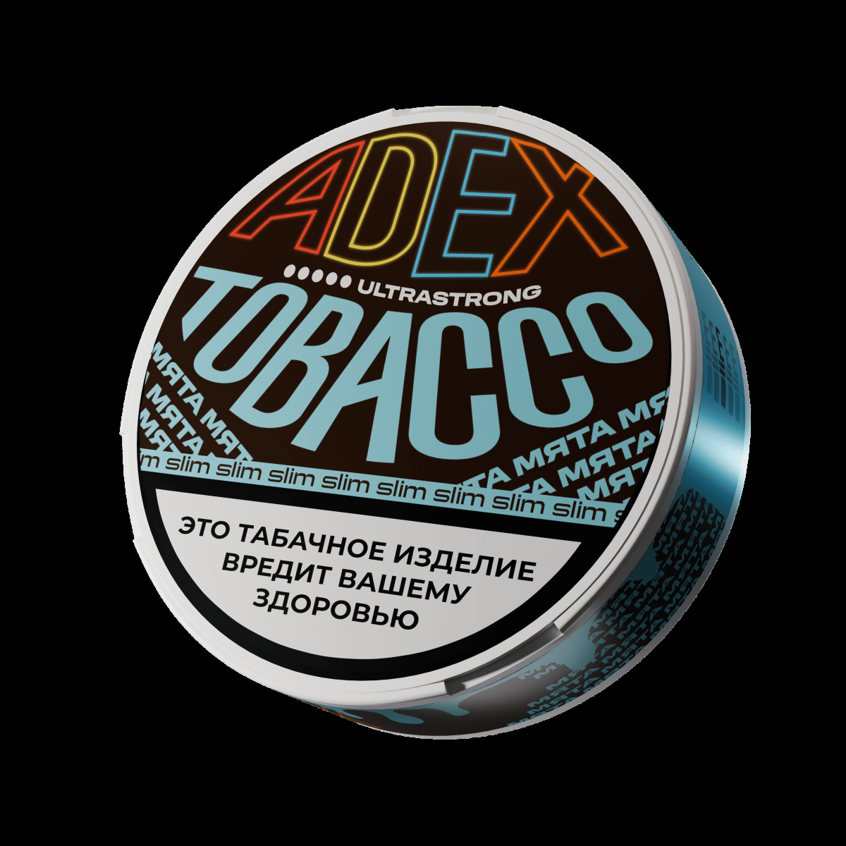 Жевательный табак ADEX Ultrastrong Slim Мята 9 грамм