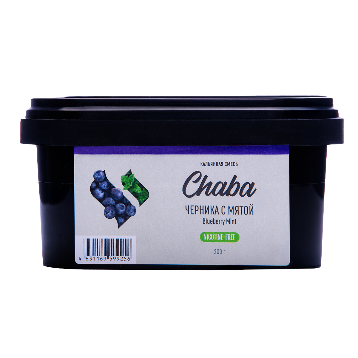 Бестабачная смесь Chaba Черника С Мятой 200 грамм