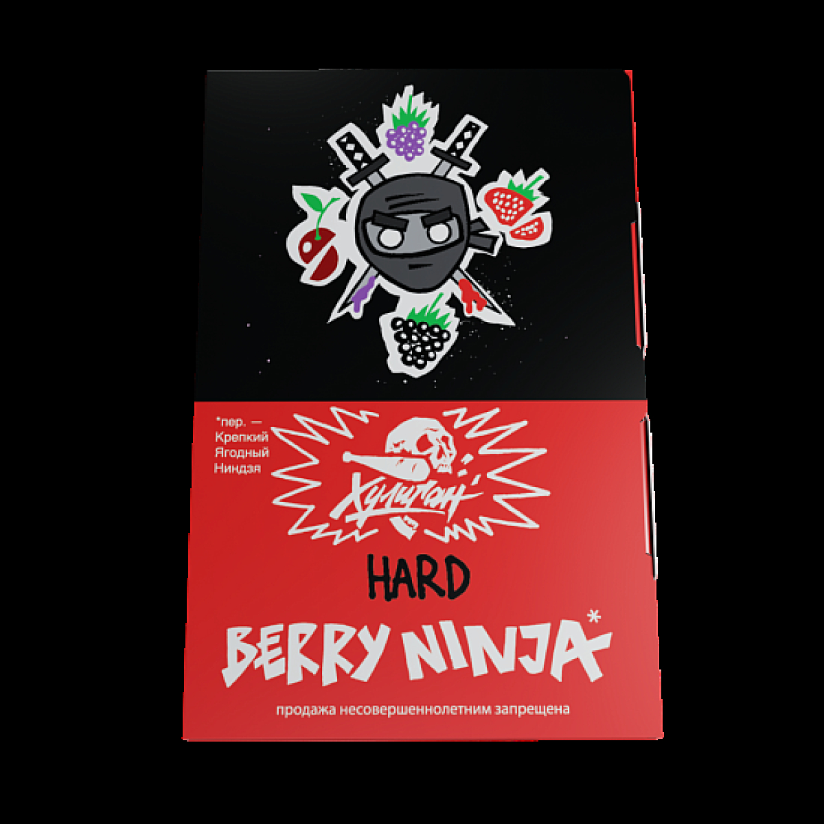 Табак Хулиган Hard Berry Ninja Лесные Ягоды 25 грамм