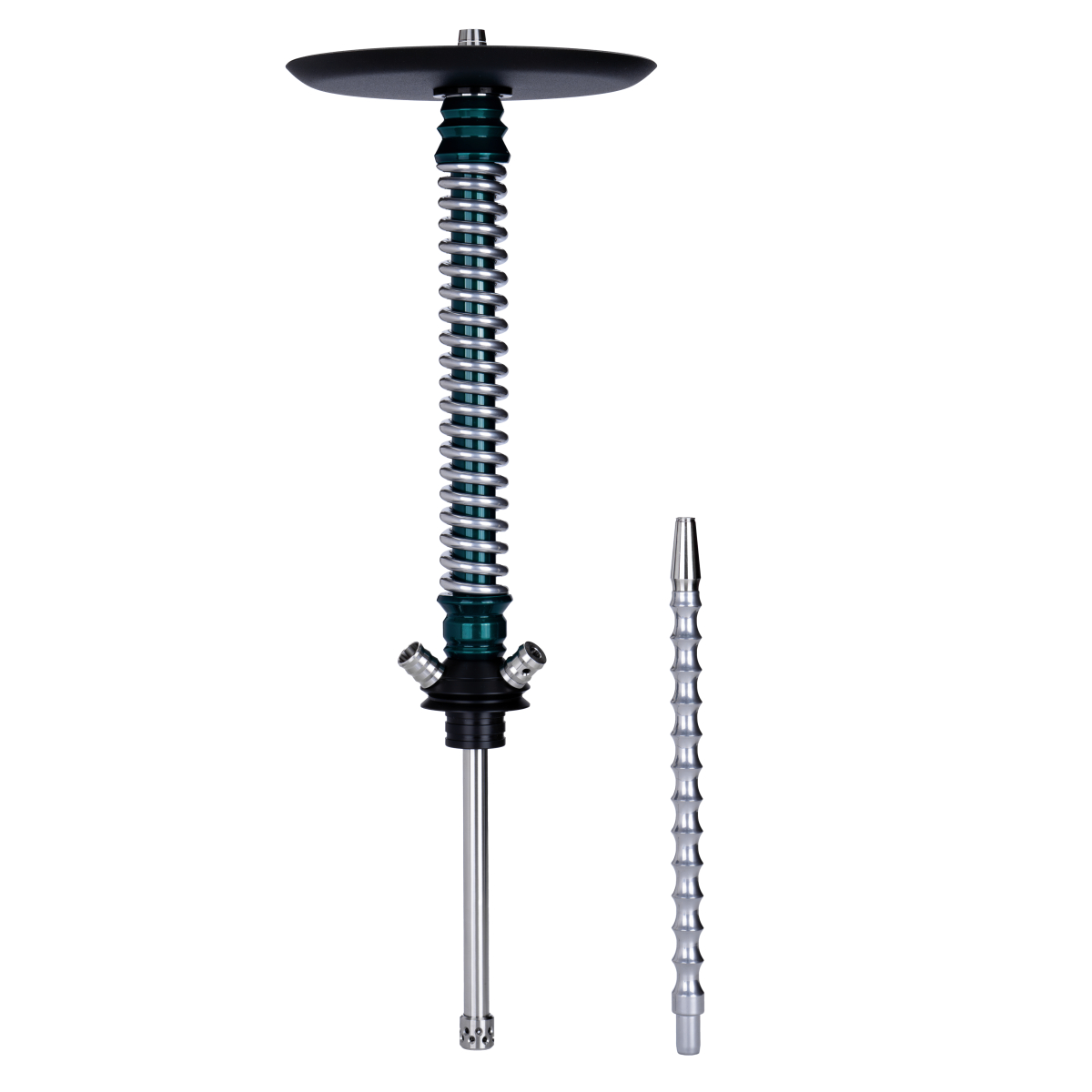 Кальян Mamay Customs Coilovers Зелёный Лак Хром
