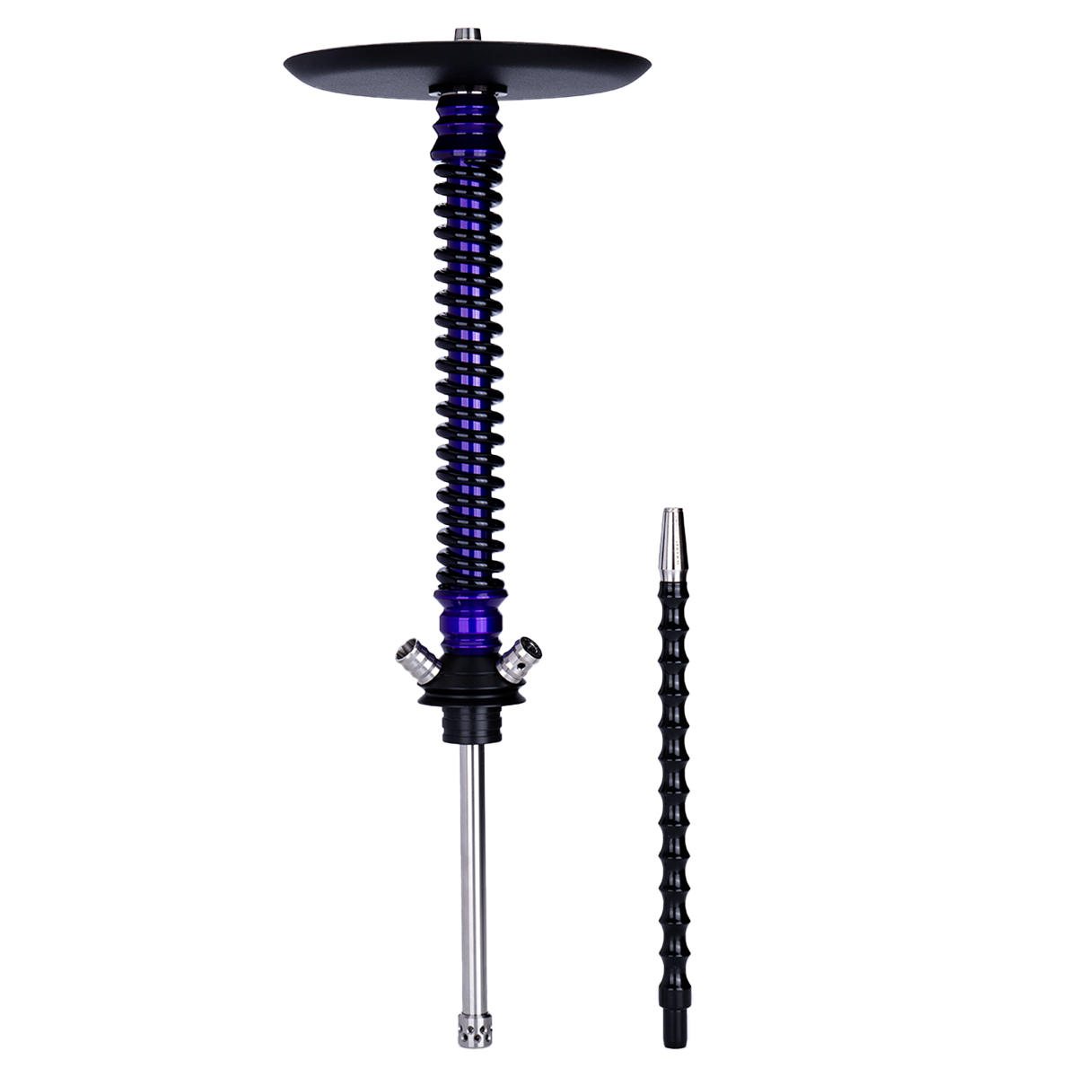 Кальян Mamay Customs Coilovers Фиолетовый Лак Черный