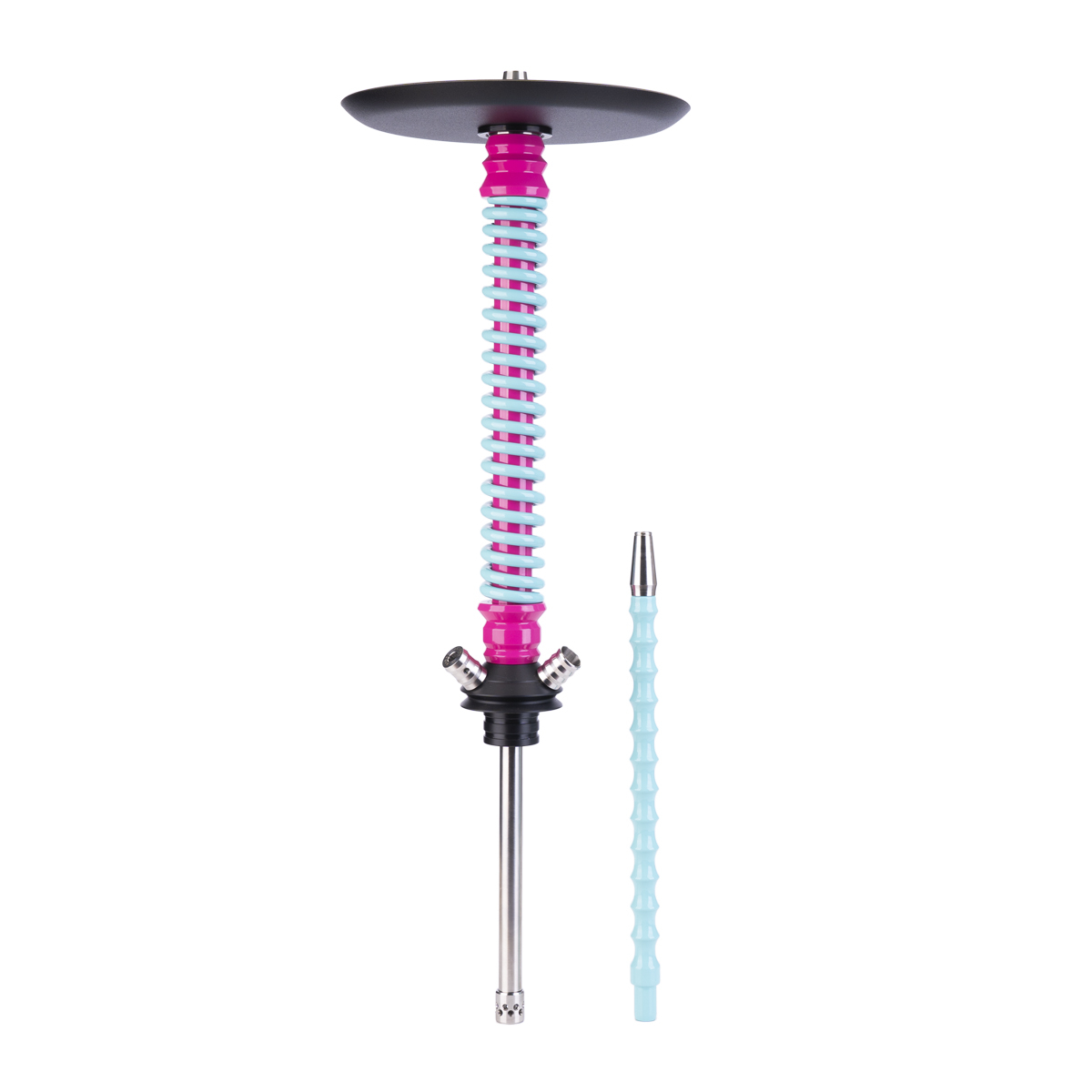 Кальян Mamay Customs Coilovers Фуксия Мята   Грав. Черепа