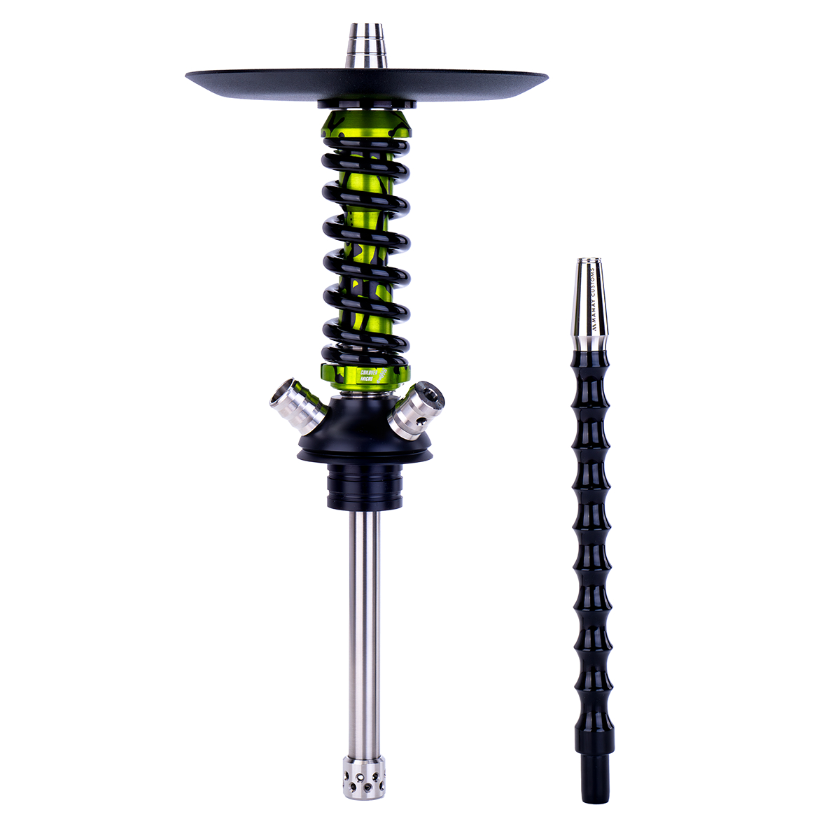 Кальян Mamay Customs Coilover Micro Салатовый Сплеш