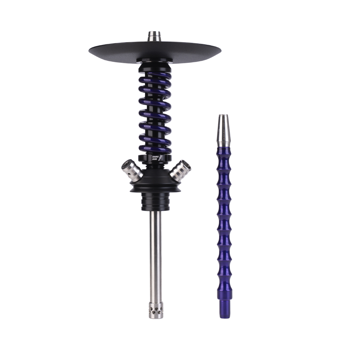Кальян Mamay Customs Coilover Micro Чёрно Фиолетовый Лак