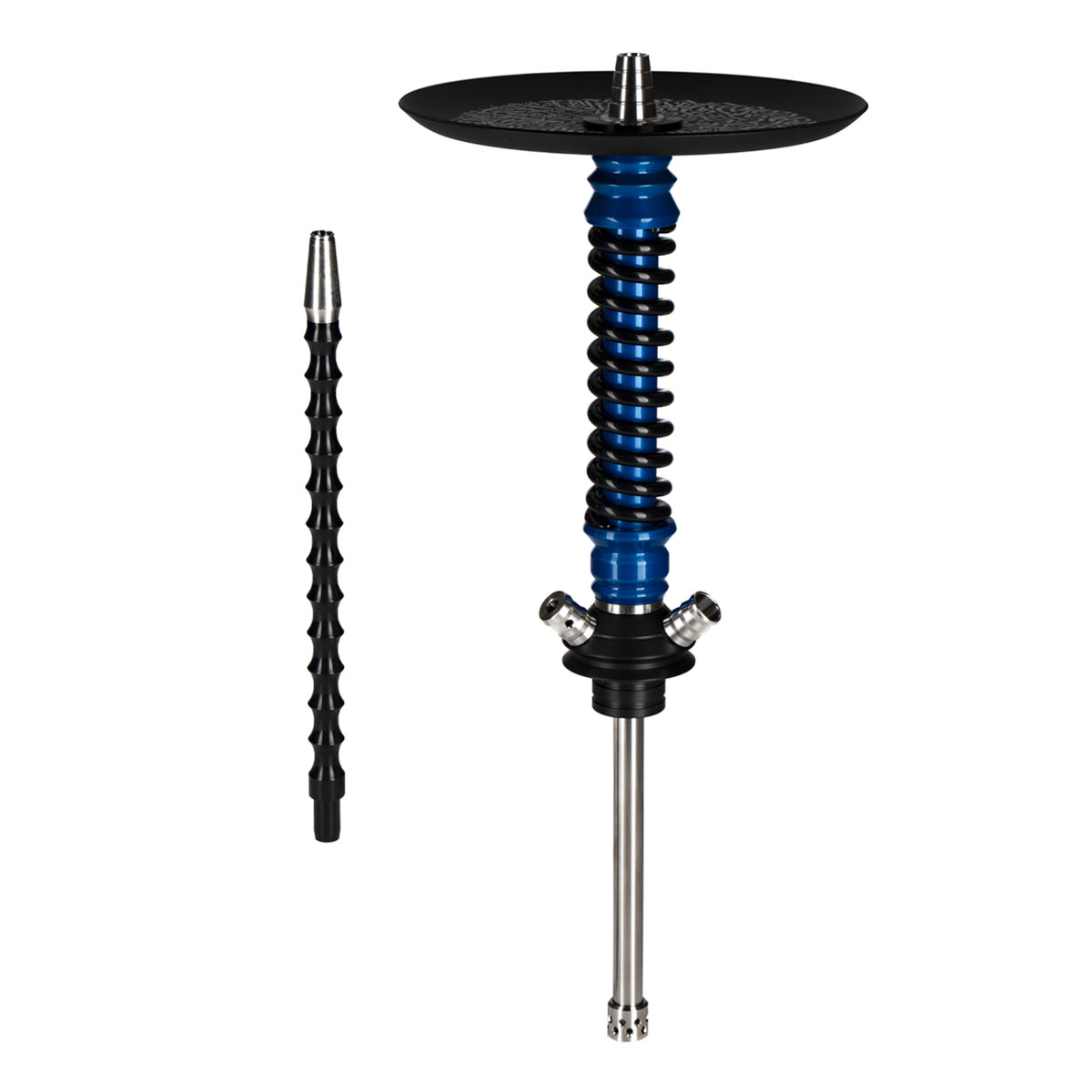 Кальян Mamay Customs Coilovers Mini Голубой Лак Черный Грав. Калиграфия