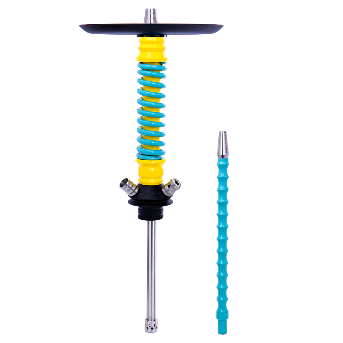 Кальян Mamay Customs Coilovers Mini Жёлто Мятный