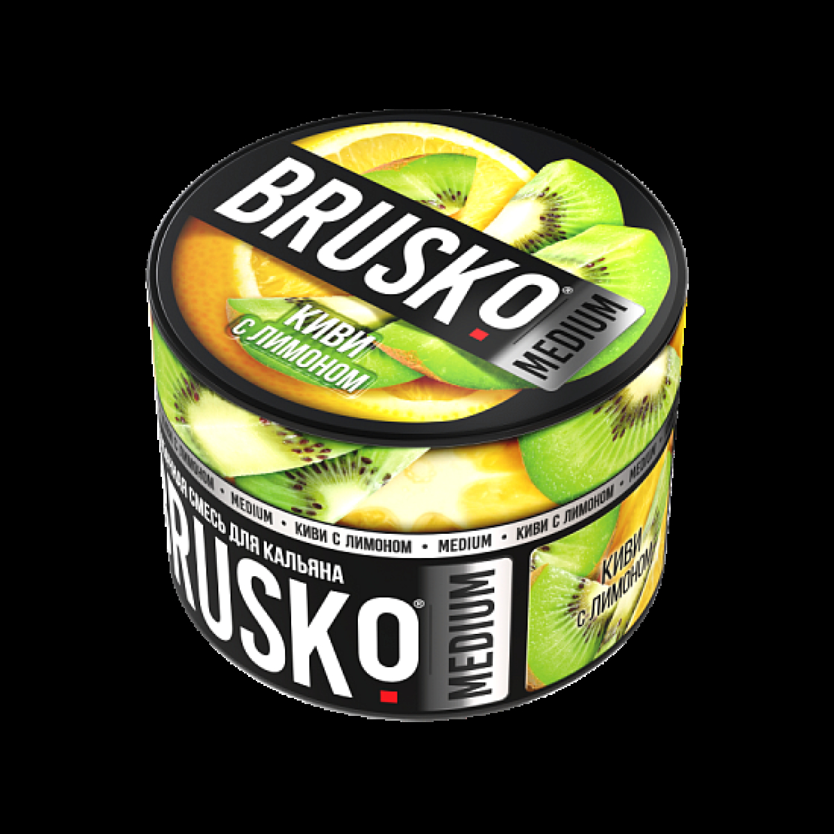 Бестабачная смесь Brusko Киви С Лимоном Medium 50 грамм