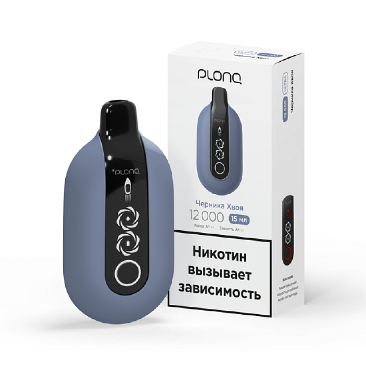 Электронка Plonq Ultra Черника Хвоя 12000 затяжек