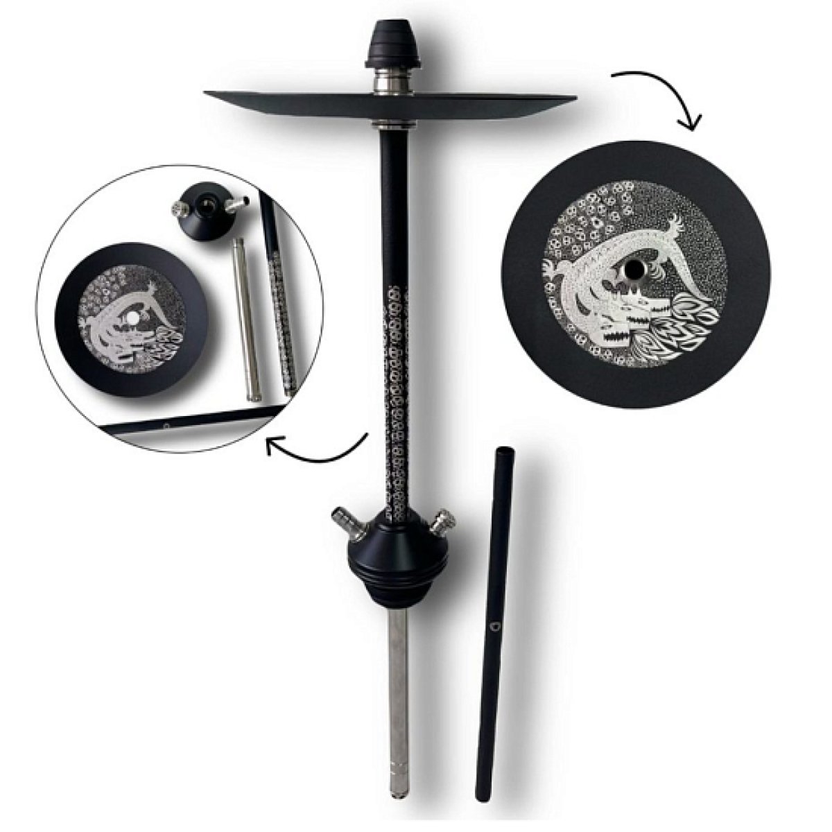 Кальян Tortuga Flint Scull