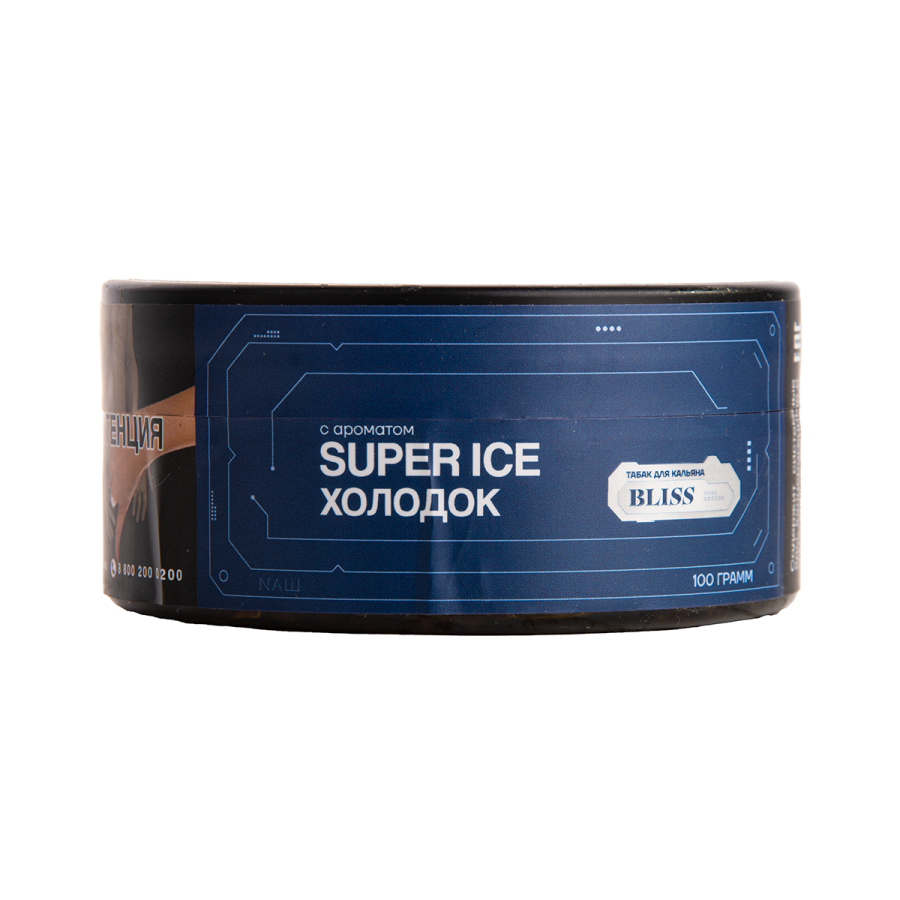 Табак BLISS Super Ice Холодок 100 грамм