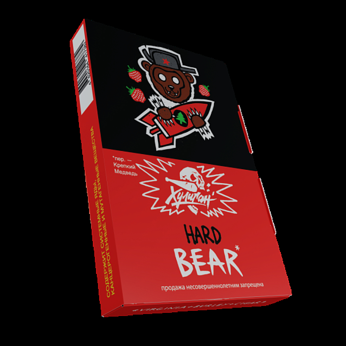 Табак Хулиган Hard Bear Клубника С Елкой 25 грамм