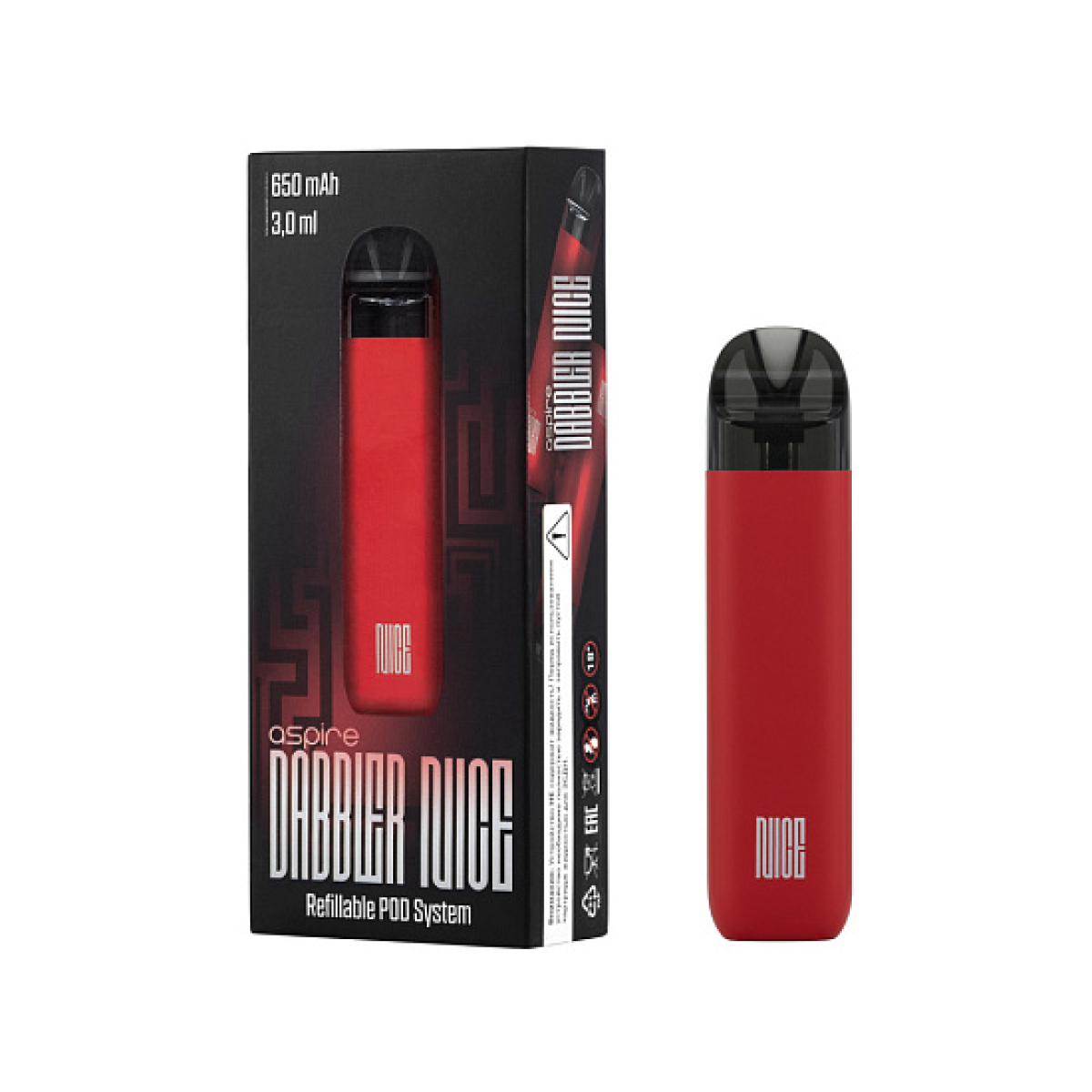 POD-система Brusko Dabbler      Nice Красный