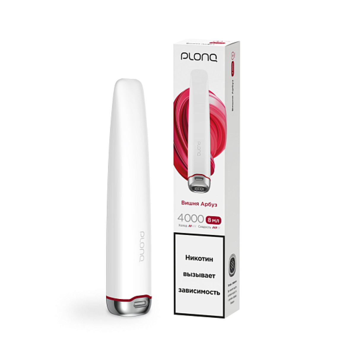 Электронка Plonq Plus Pro Вишня Арбуз 4000 затяжек
