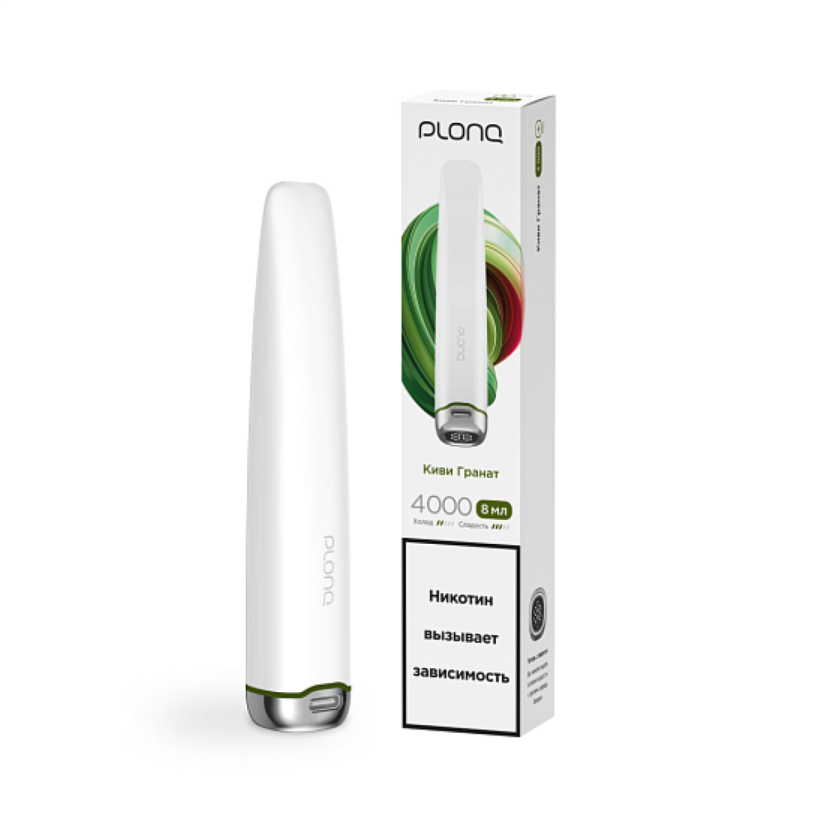 Электронка Plonq Plus Pro Киви Гранат 4000 затяжек