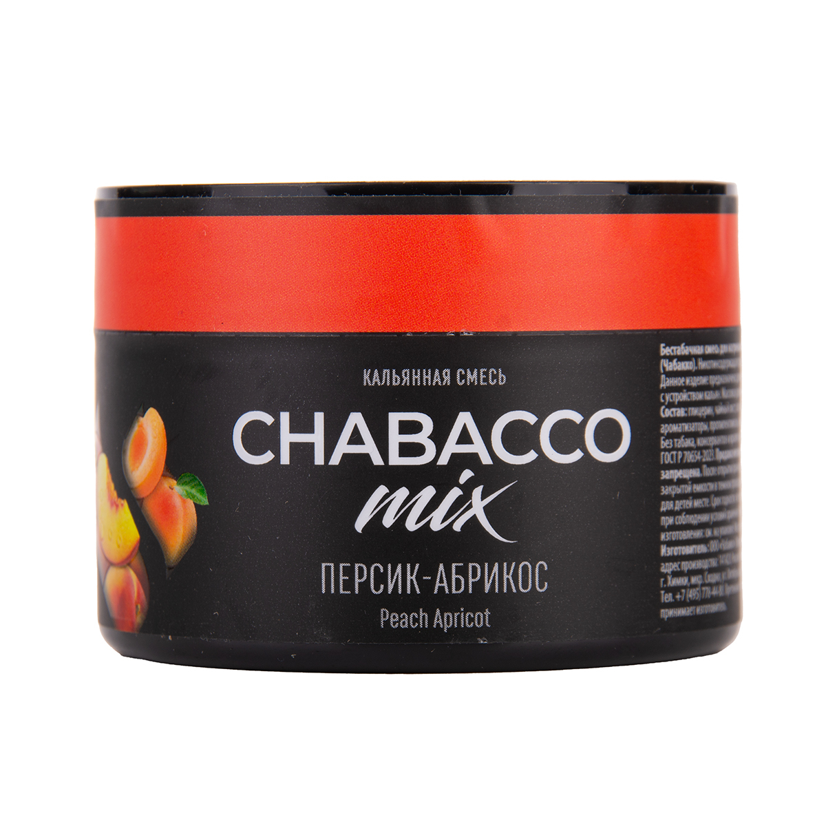 Бестабачная смесь Chabacco Mix Medium Peach Apricot 40 грамм
