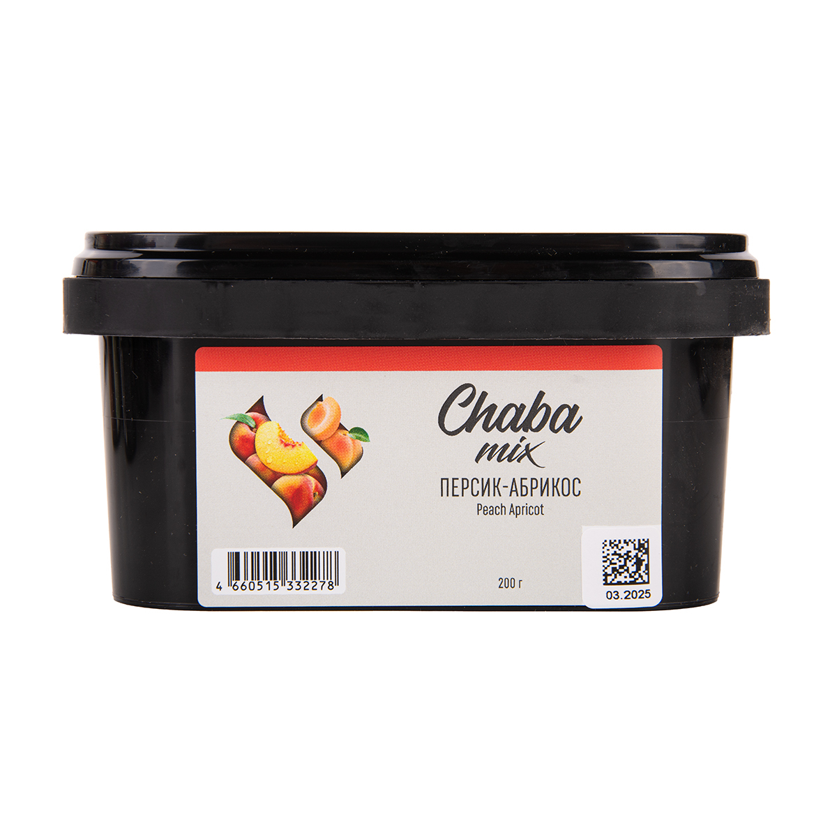 Безникотиновая смесь Chaba Peach Apricot Nicotine Free 200 грамм