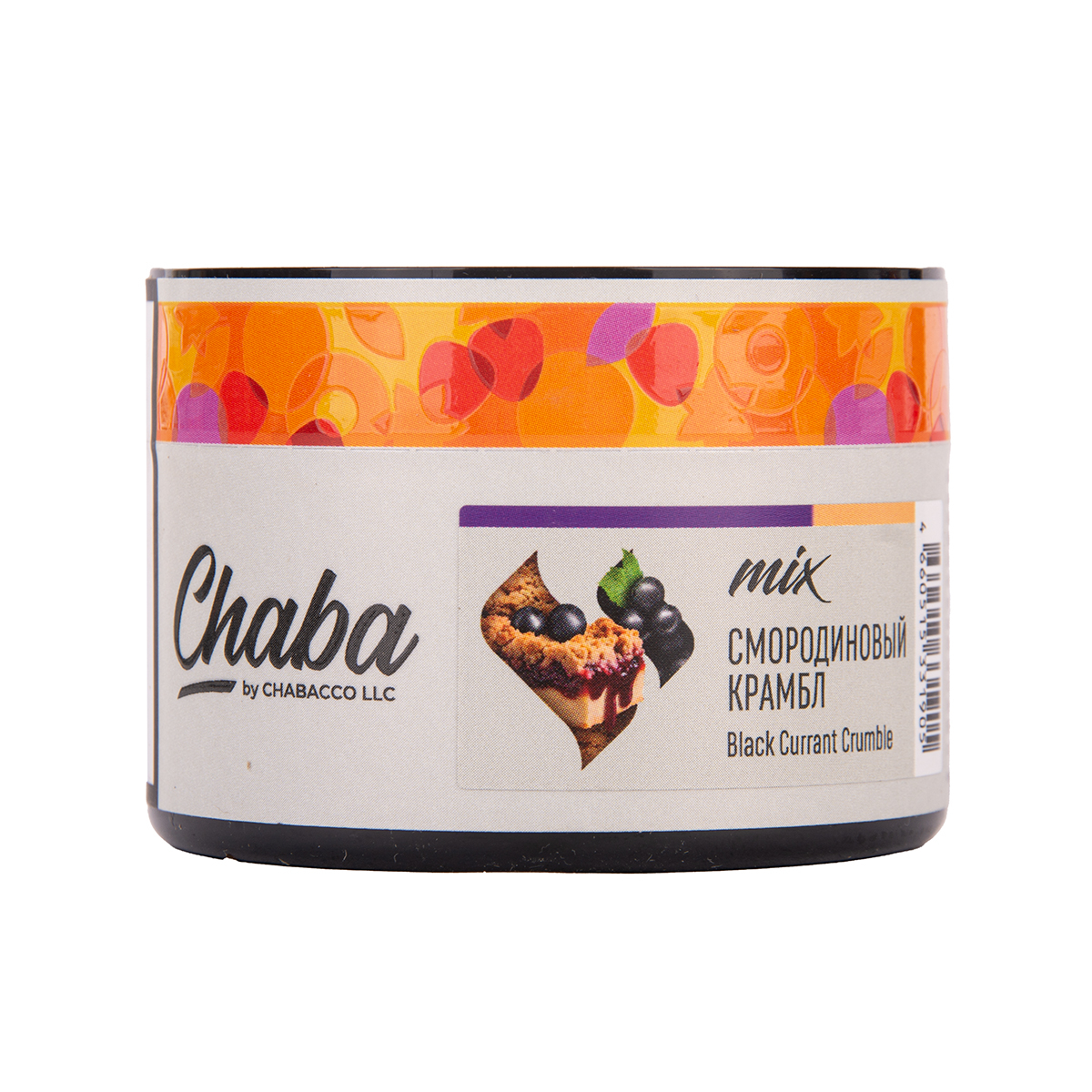 Бестабачная смесь Chaba Mix Black Currant Crumble Nicotine Free 50 грамм