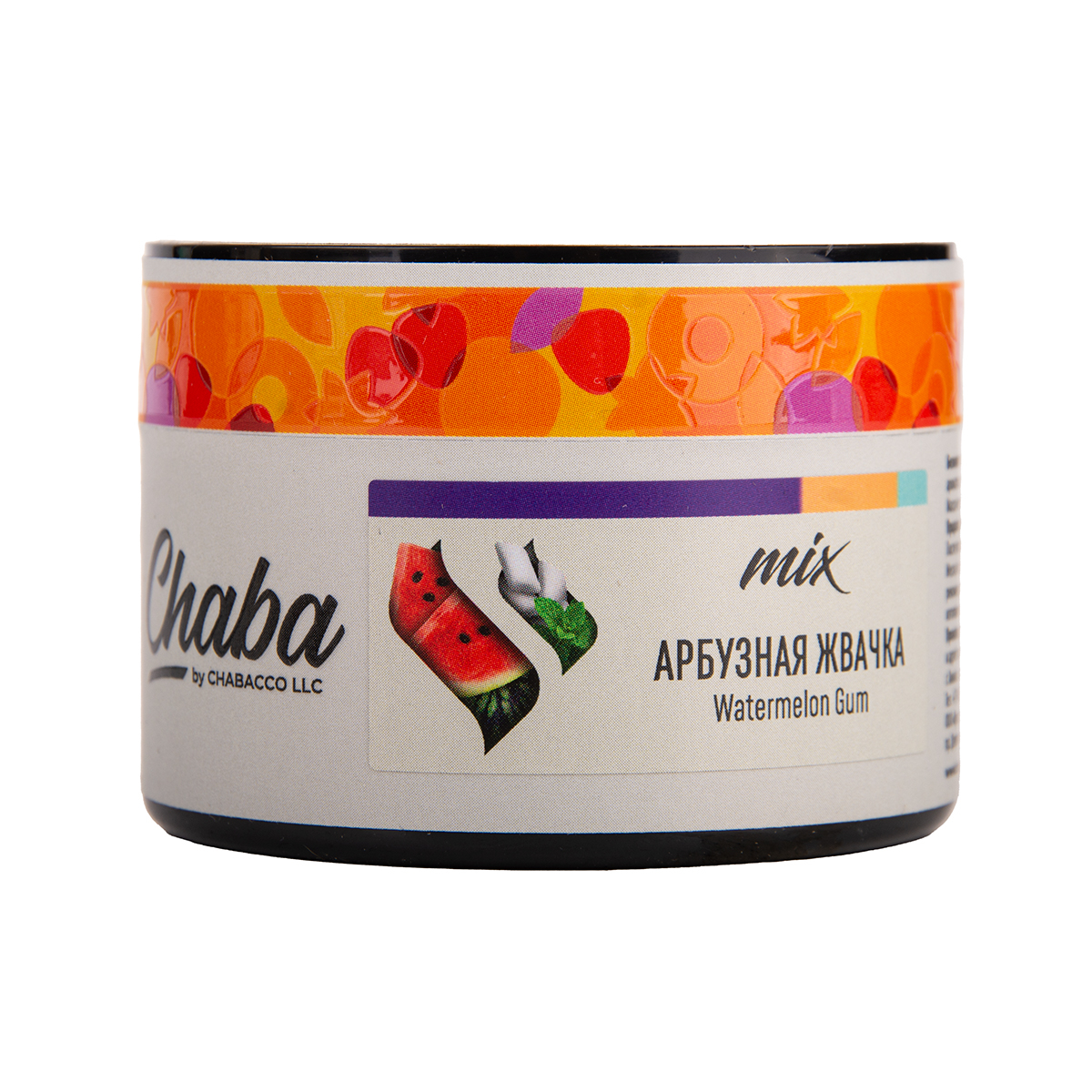 Бестабачная смесь Chaba Mix Watermelon Gum Nicotine Free 50 грамм