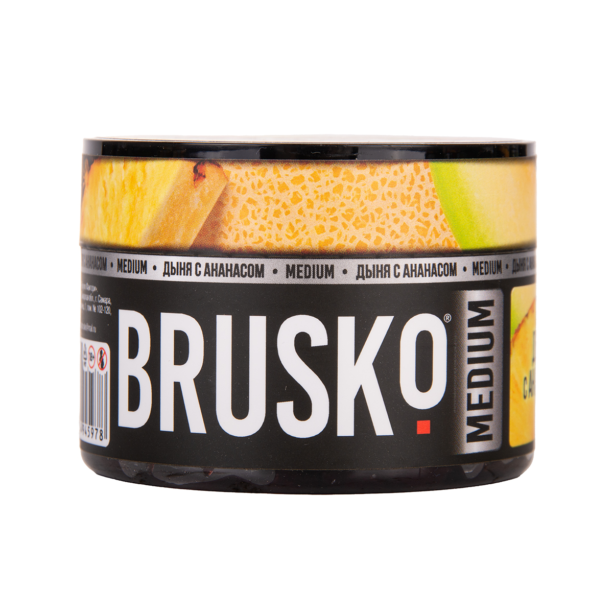 Бестабачная смесь Brusko Zero Дыня С Ананасом 50 грамм