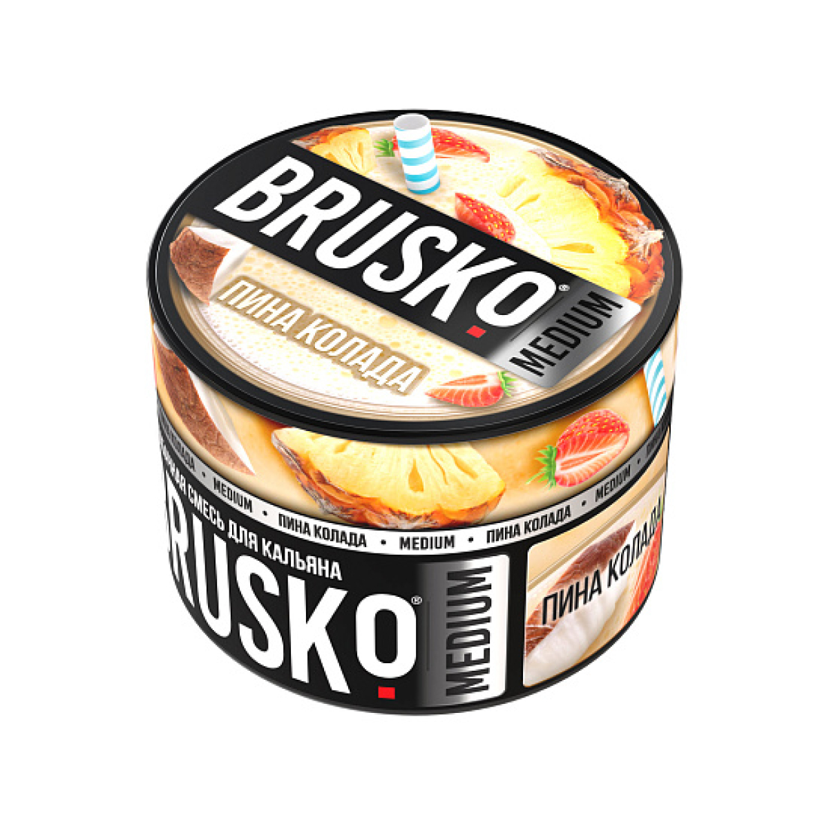 Бестабачная смесь Brusko Zero Пина Колада 50 грамм