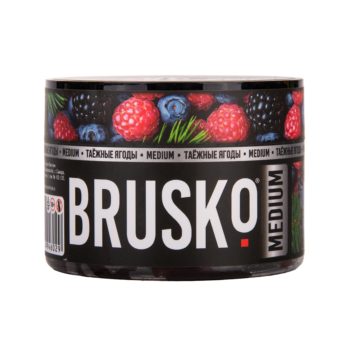 Бестабачная смесь Brusko Zero Таёжные Ягоды 50 грамм