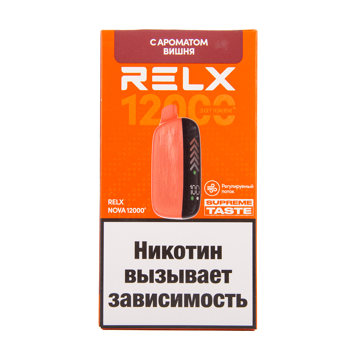 Электронка RELX Nova Вишня 12000 затяжек