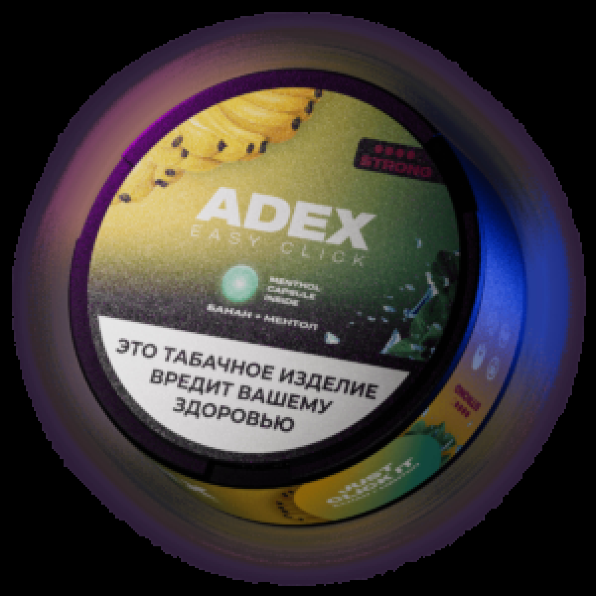 Жевательный табак Adex Click Банан Ментол  9 грамм
