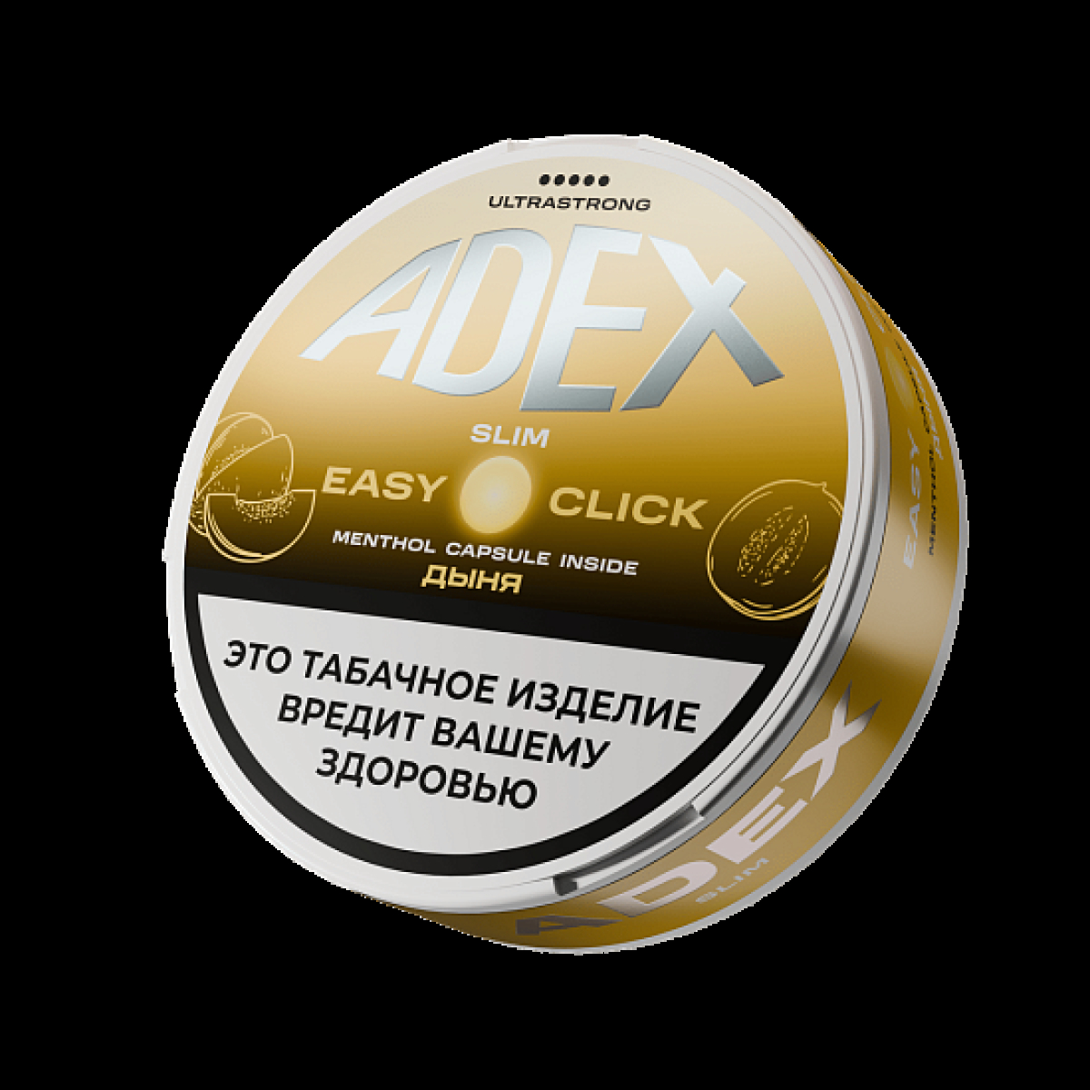 Жевательный табак Adex Click Slim  Дыня Ментол 9 грамм