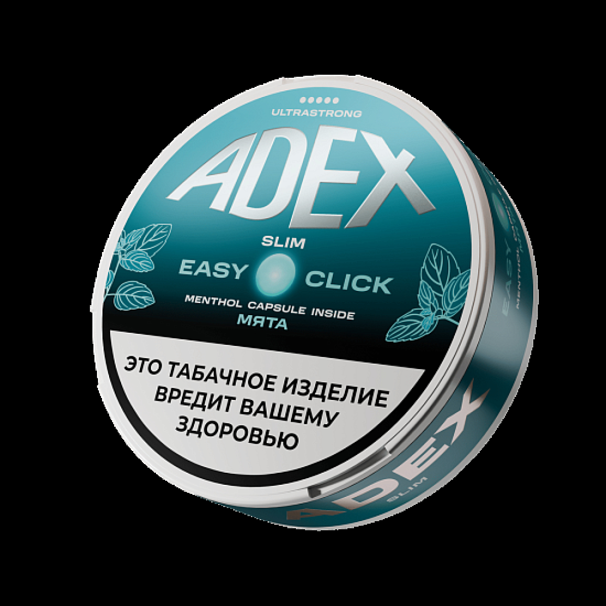 Жевательный табак Adex Click Slim  Мята Ментол 9 грамм