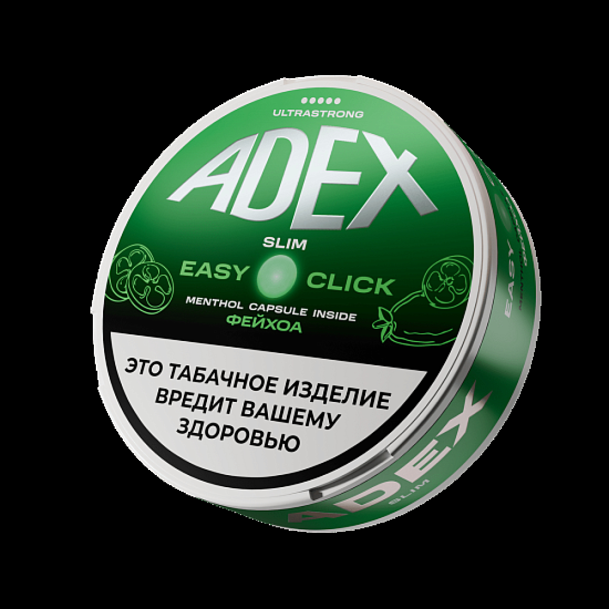 Жевательный табак Adex Click Slim  Фейхоа Ментол 9 грамм