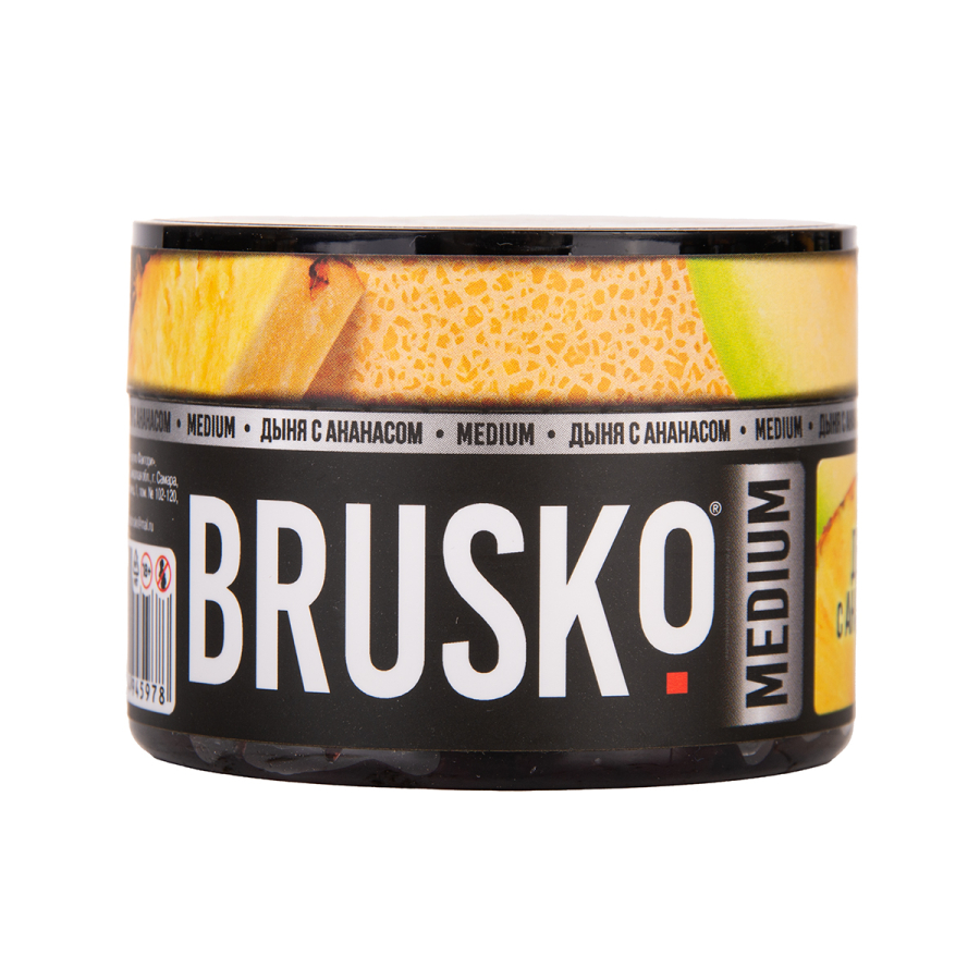 Бестабачная смесь Brusko Дыня С   Ананасом 50 грамм