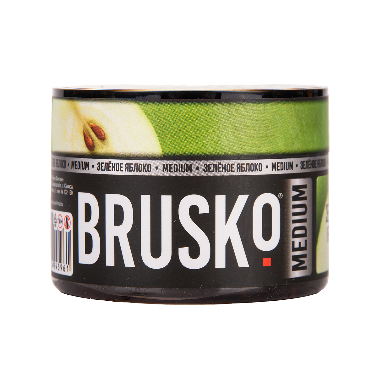 Бестабачная смесь Brusko Зелёное Яблоко 50 грамм