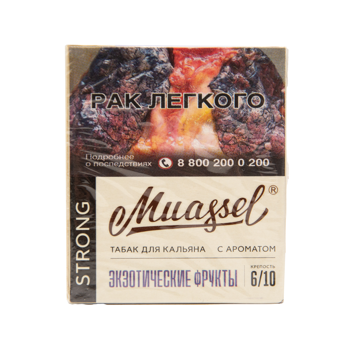 Табак Muassel Strong  Экзотические Фрукты 40 грамм