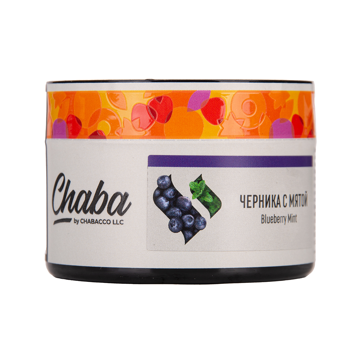Бестабачная смесь Chaba Blueberry Mint Nicotine Free 40 грамм