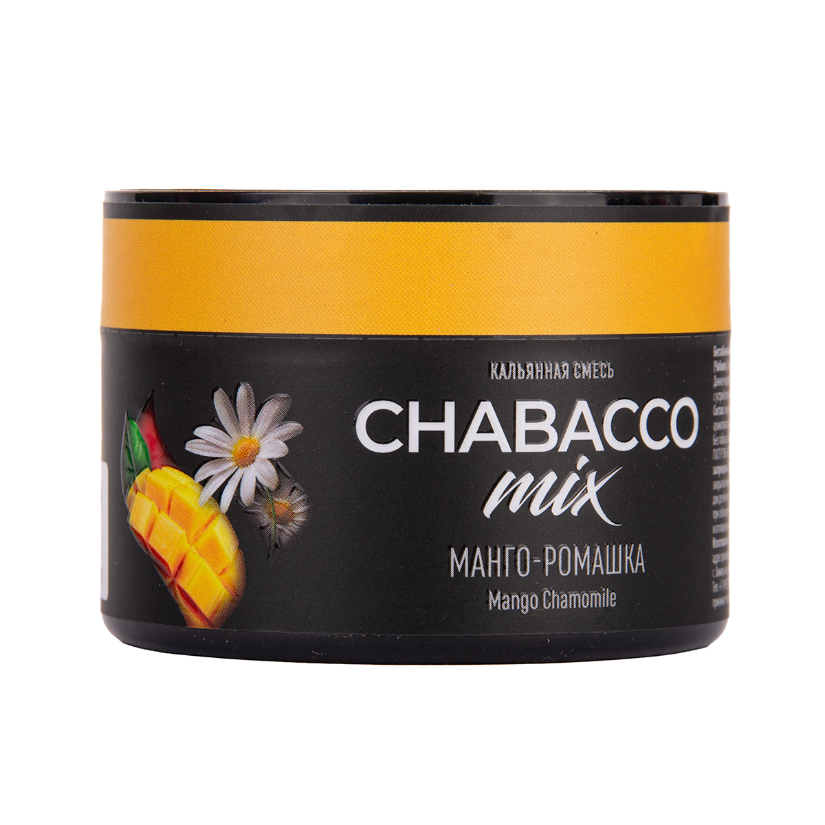 Бестабачная смесь Chabacco Mix Medium Mango Chamomile 40 грамм