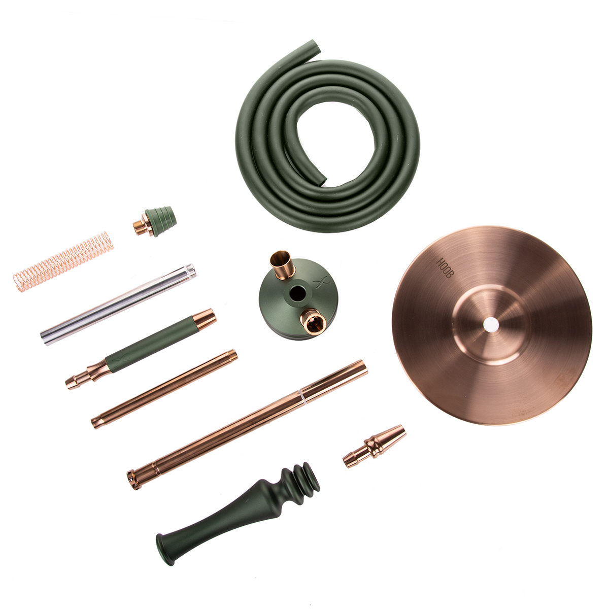 Кальян Hoob Mars Mini British Racing Green X Bronze