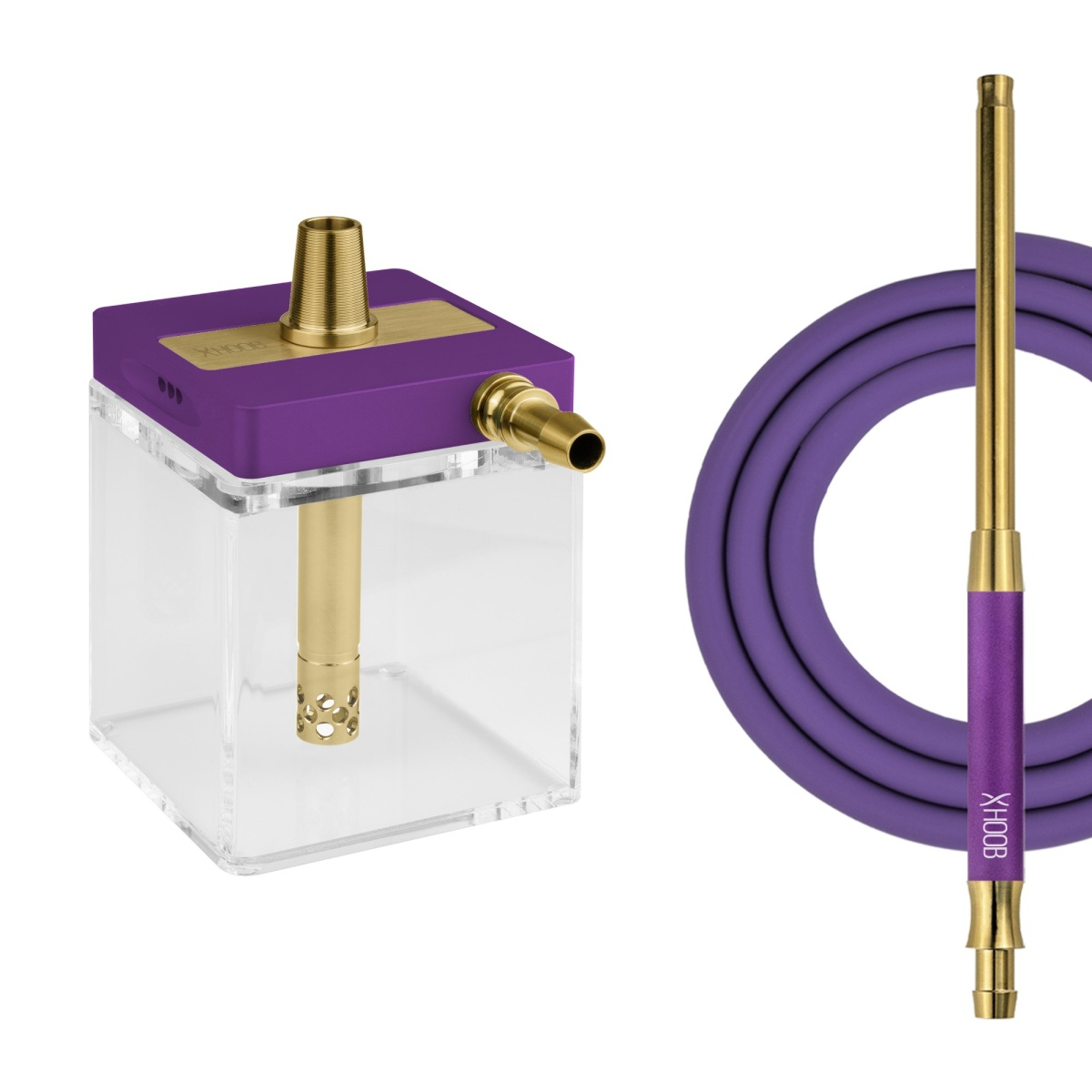 Кальян Hoob Subatom Royal Purple X Gold