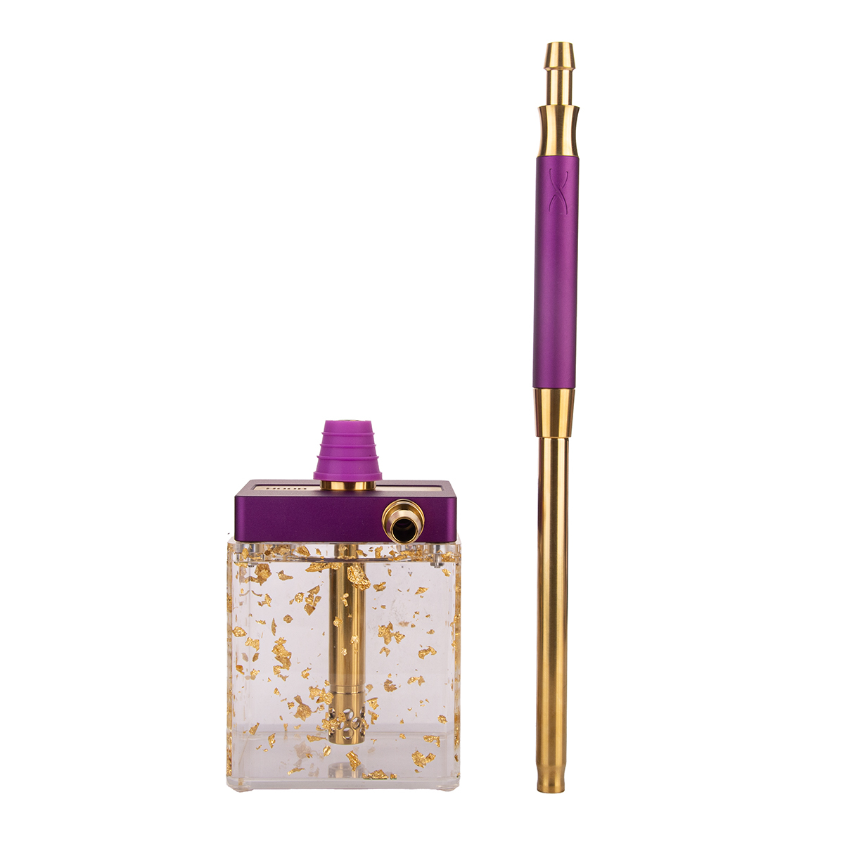 Кальян Hoob Subatom Royal Purple X Gold | Cube Mini Gold