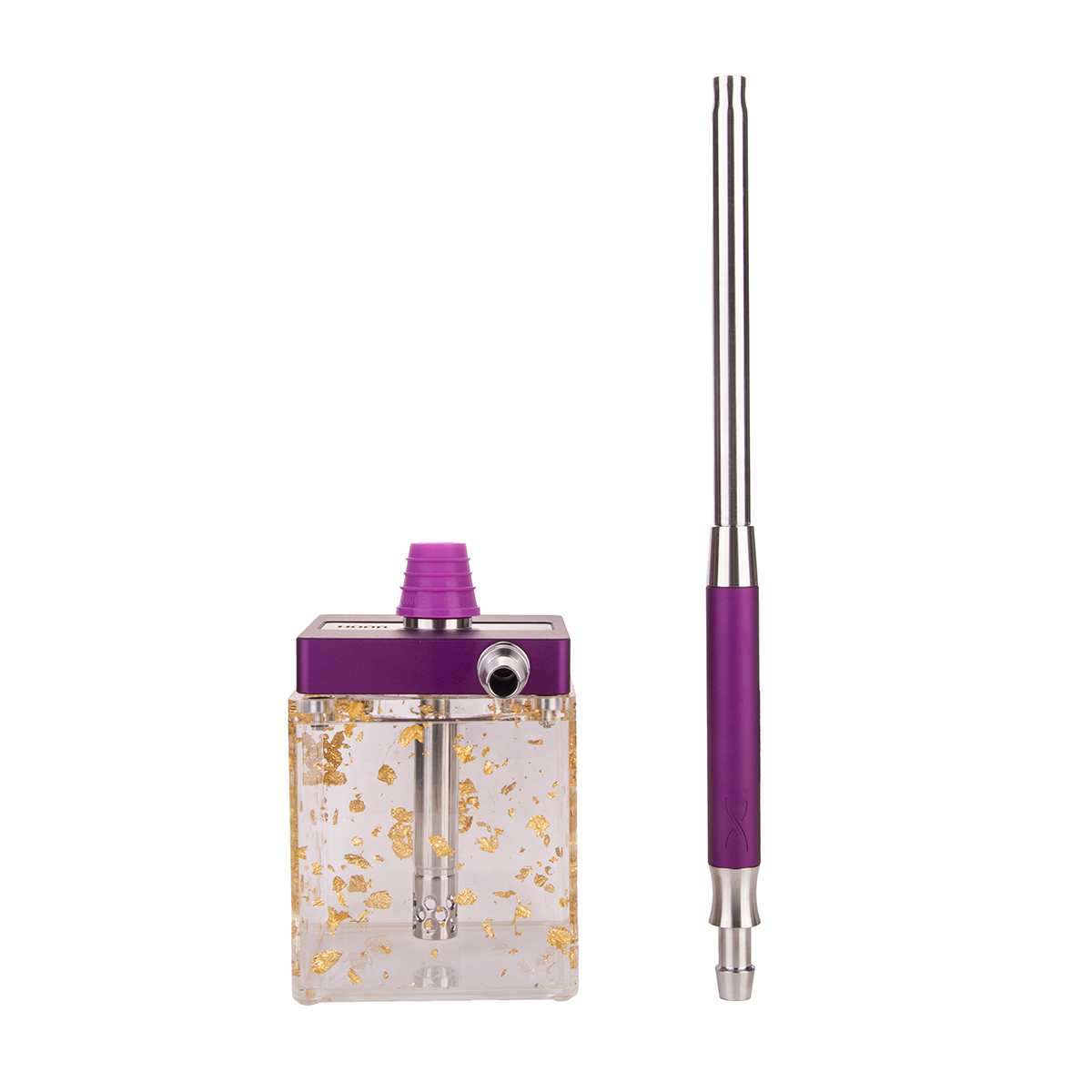 Кальян Hoob Subatom Royal Purple X Ss | Cube Mini Gold