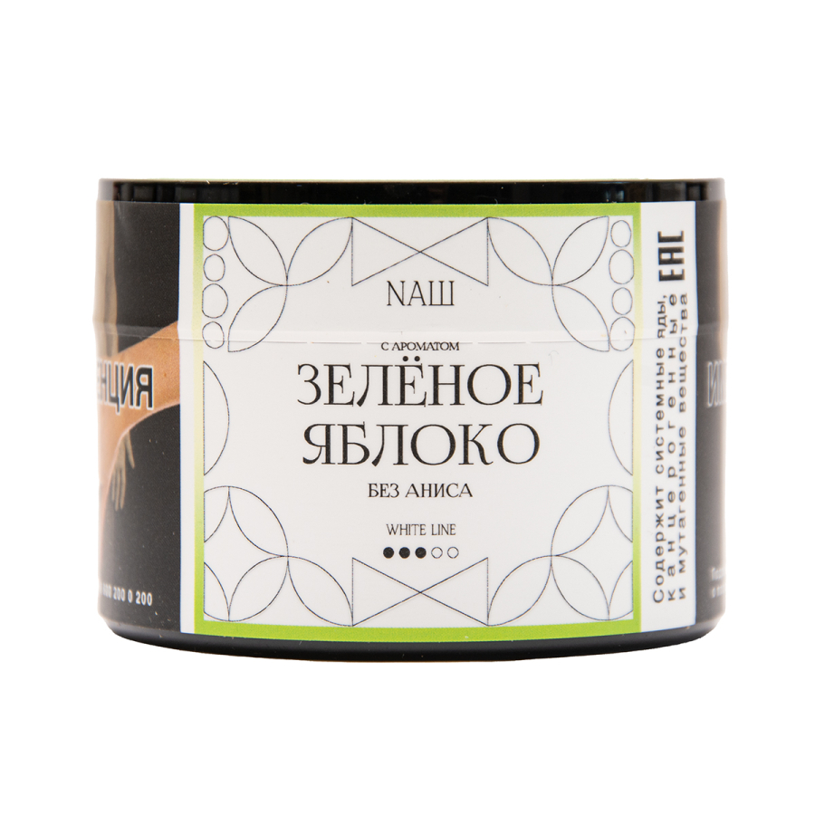 Табак NАШ White Зелёное Яблоко 40 грамм