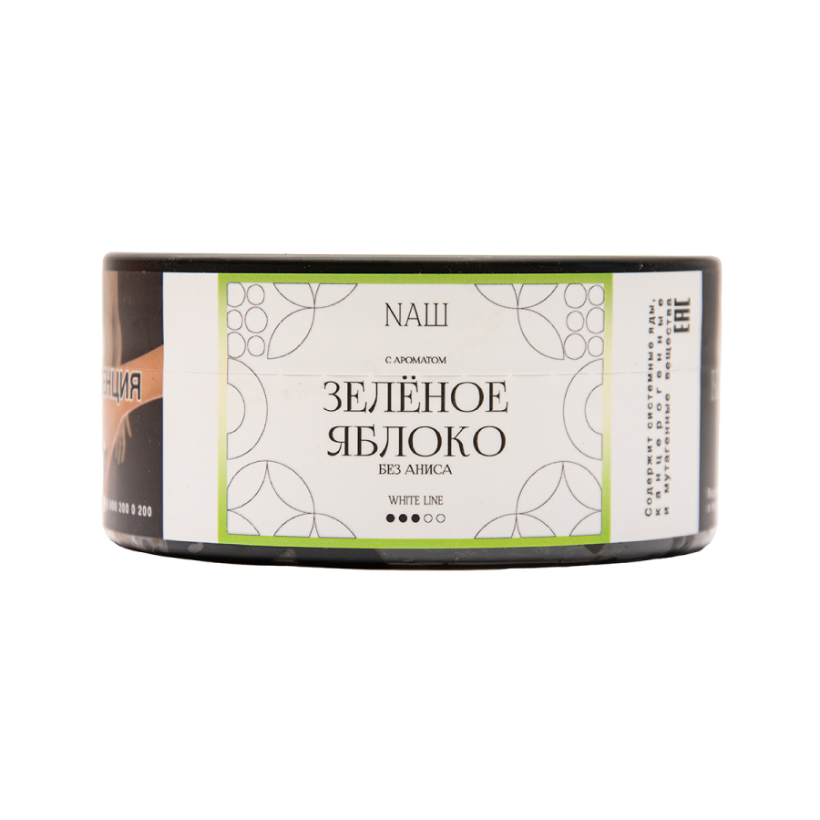 Табак NАШ White Зелёное Яблоко 100 грамм
