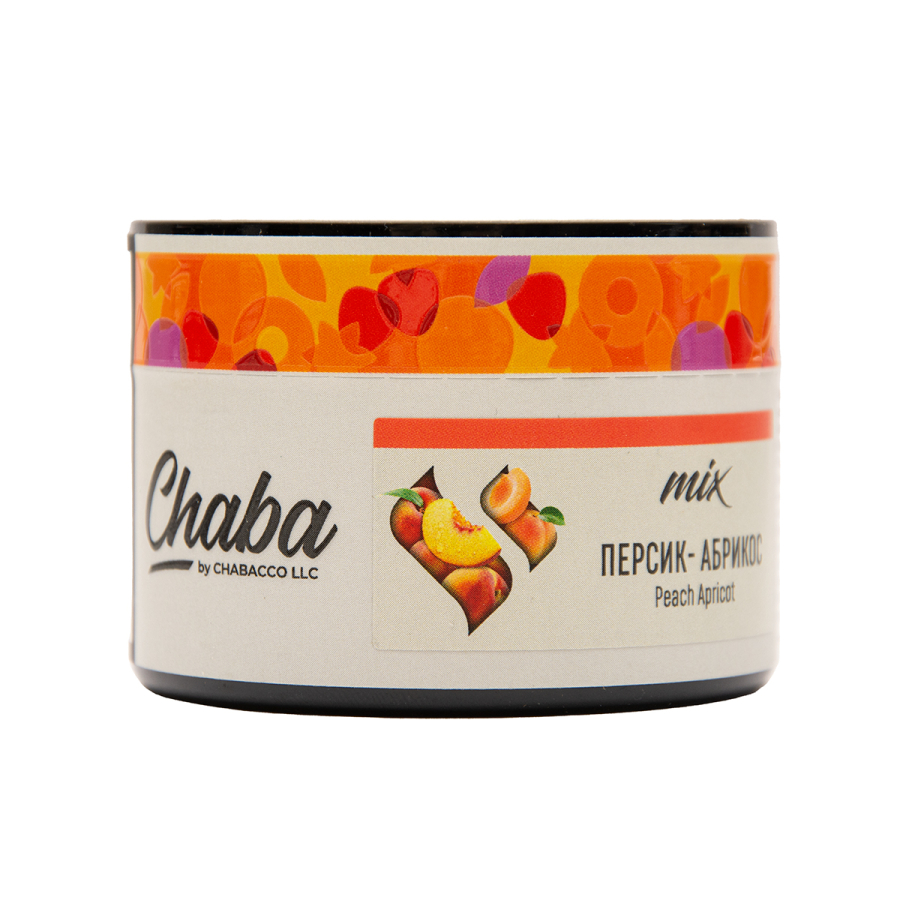 Безникотиновая смесь Chaba Mix Peach Apricot Nicotine Free 40 грамм
