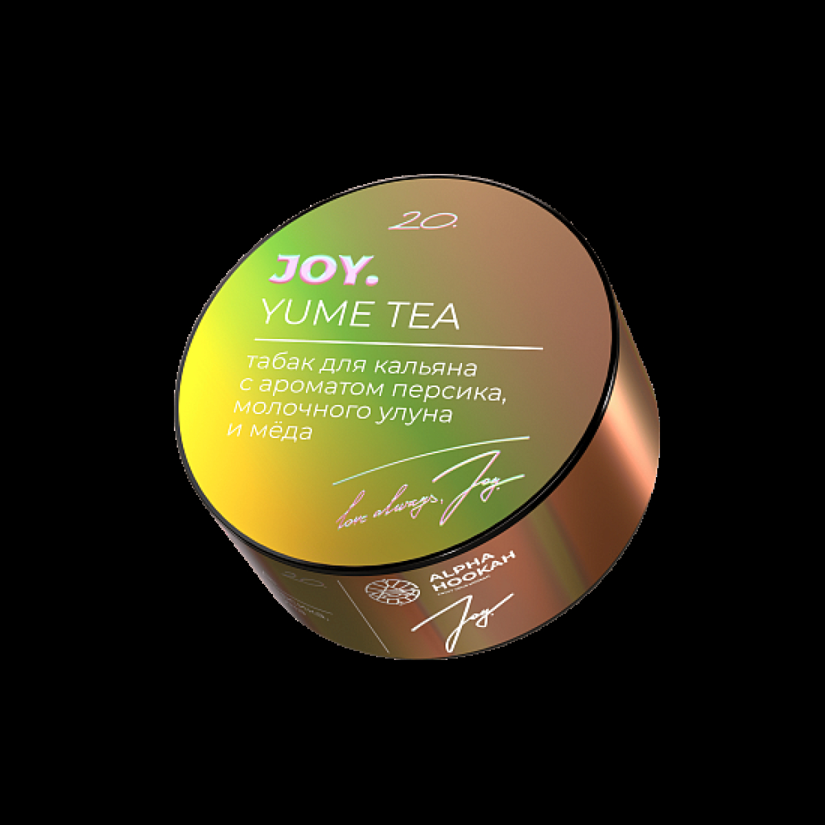 Табак Joy Yume Tea 20 Персик Молочный Улун И Мёд 25 грамм