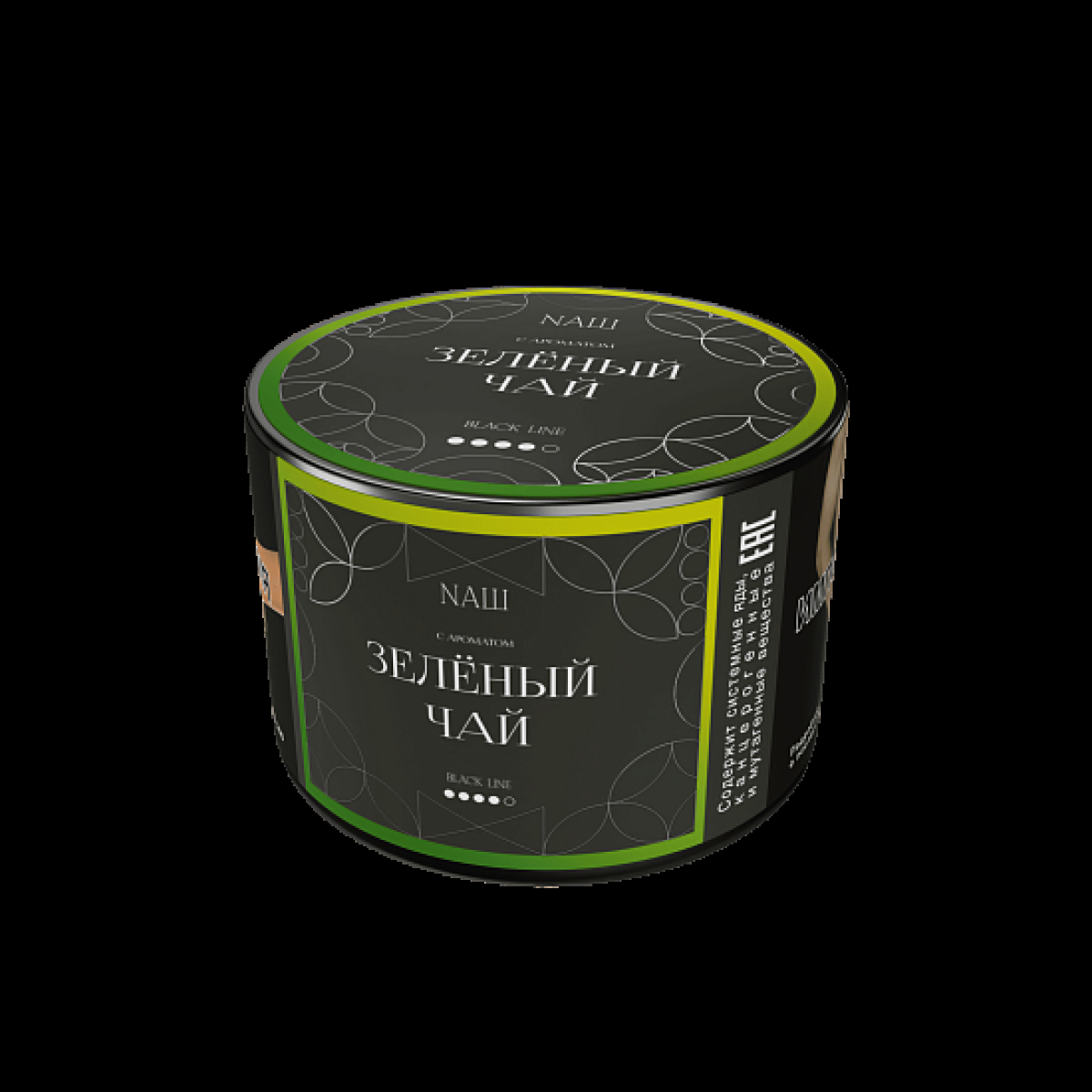 Табак Nаш Black Зелёный Чай 40 грамм