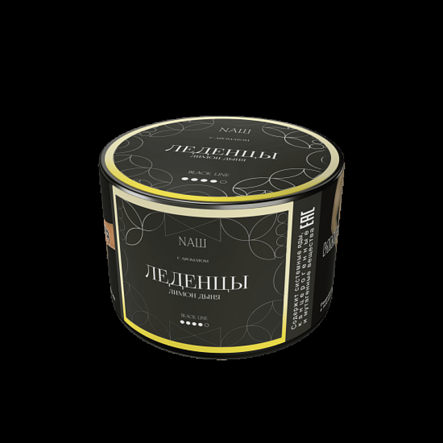 Табак Nаш Black Леденцы Лимон Дыня 40 грамм