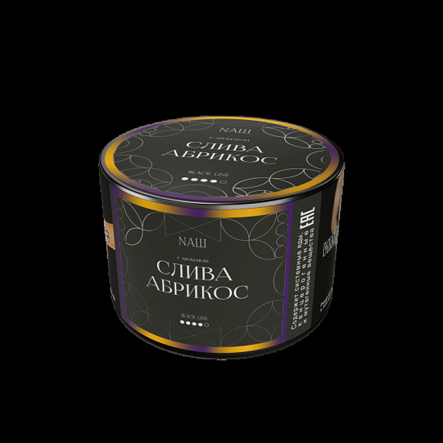 Табак Nаш Black Слива Абрикос 40 грамм